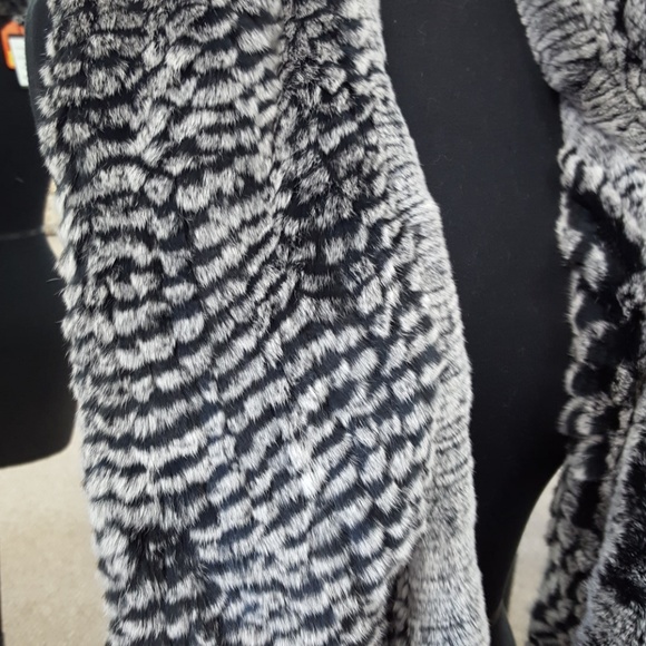 Rex Rabbit Fur Infinity Scarf - Picture 3 of 3